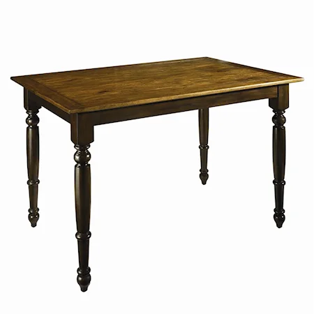 Dual Height Farmhouse Pub Table with Butterfly Leaf